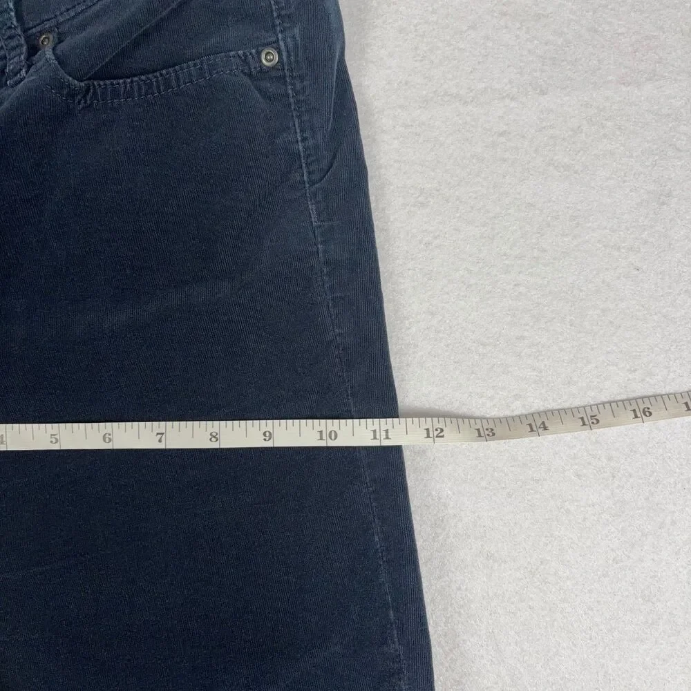 Gap 1969 Legging Jeans Women's 32/14 Navy Corduroy Skinny Stretch